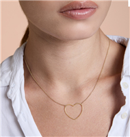Necklace Ginger Woman Romantica in Yellow Gold GIR-766ACL - GIR-766ACL